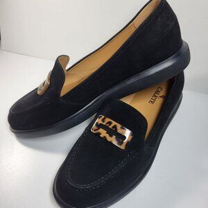 Leather suede loafers